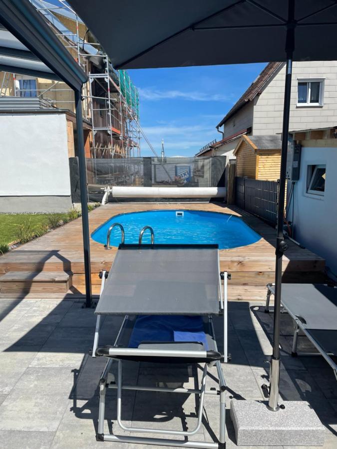 #1 Modernes Zimmer Mit Pool Und Garten 메밍겐 외부 사진